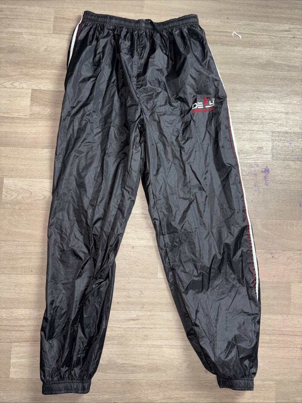 Defy Sports Black Mens 4x Elastic Heavy Duty Sauna Sweat Pants